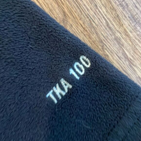 The North Face TKA100 black quarter zip fleece M - Picture 8 of 10